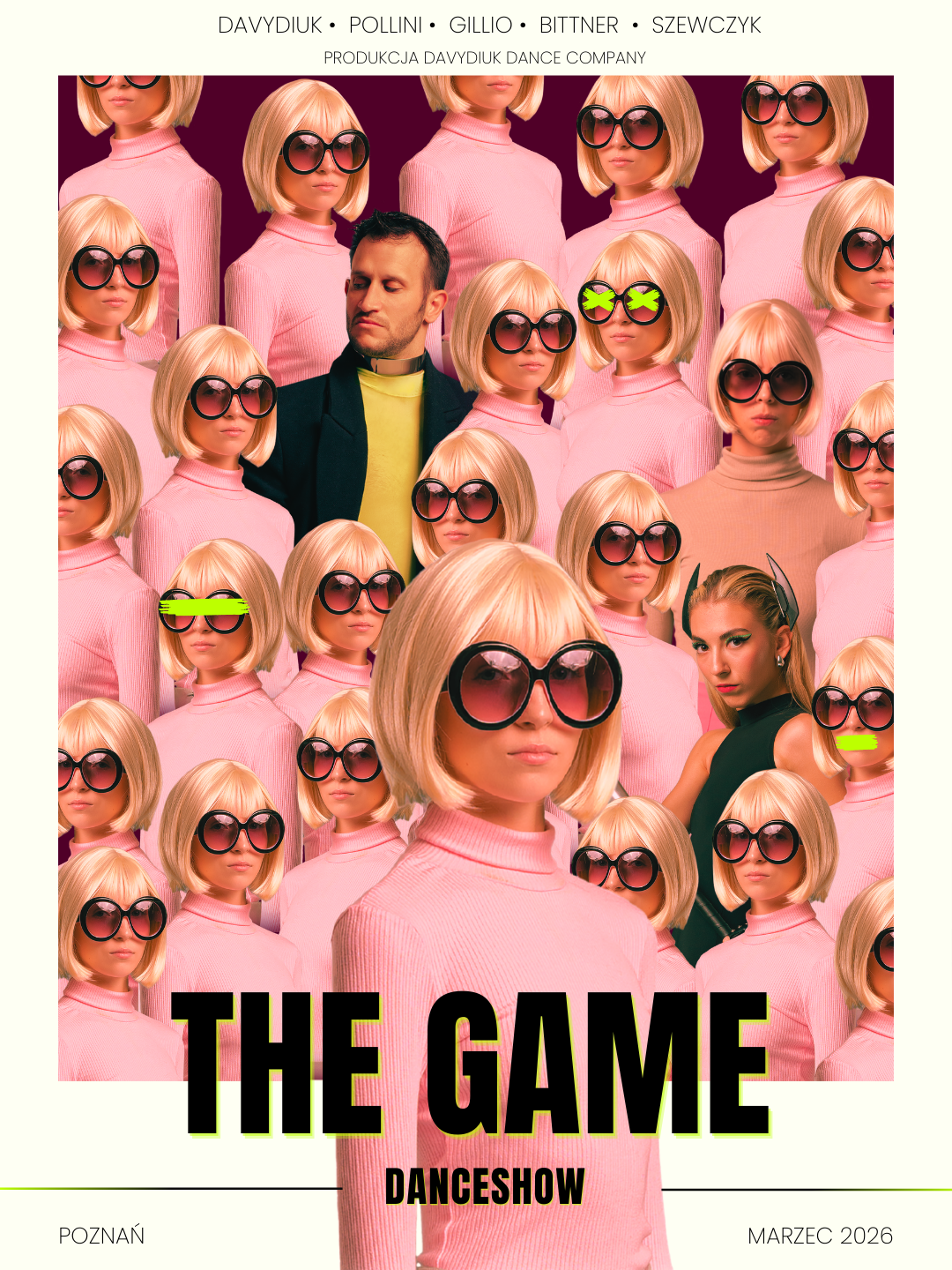 Plakat spektaklu THE GAME – Davydiuk Dance Company